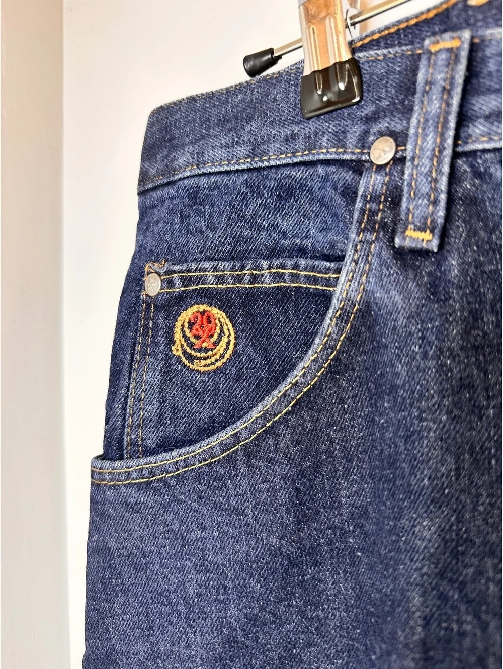 Twenty X Twenty Jeans Men’s 34x32 Dark Wash Straight Leg Vintage Denim